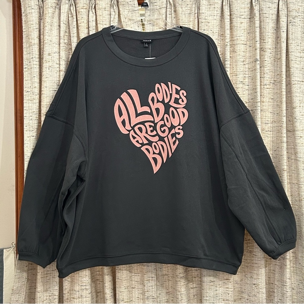 Torrid All Bodies Classic Cozy Fleece Tunic Sweatshirt - 2X
